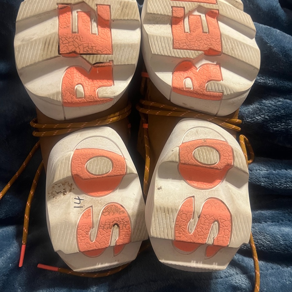 Stylish Orange WOMen's Sneakers - Picture 3 of 5